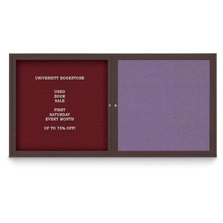 United Visual Products Corkboard, Cloud/Satin, 72"x48" UV408PLUS-SATIN-CLOUD